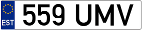 Truck License Plate